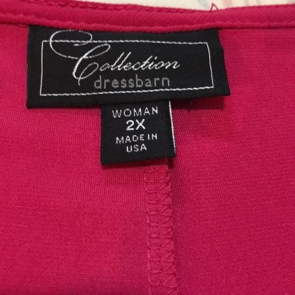 DRESSBARN Collection Rhinestone Cold Shoulder Top - Picture 7 of 8